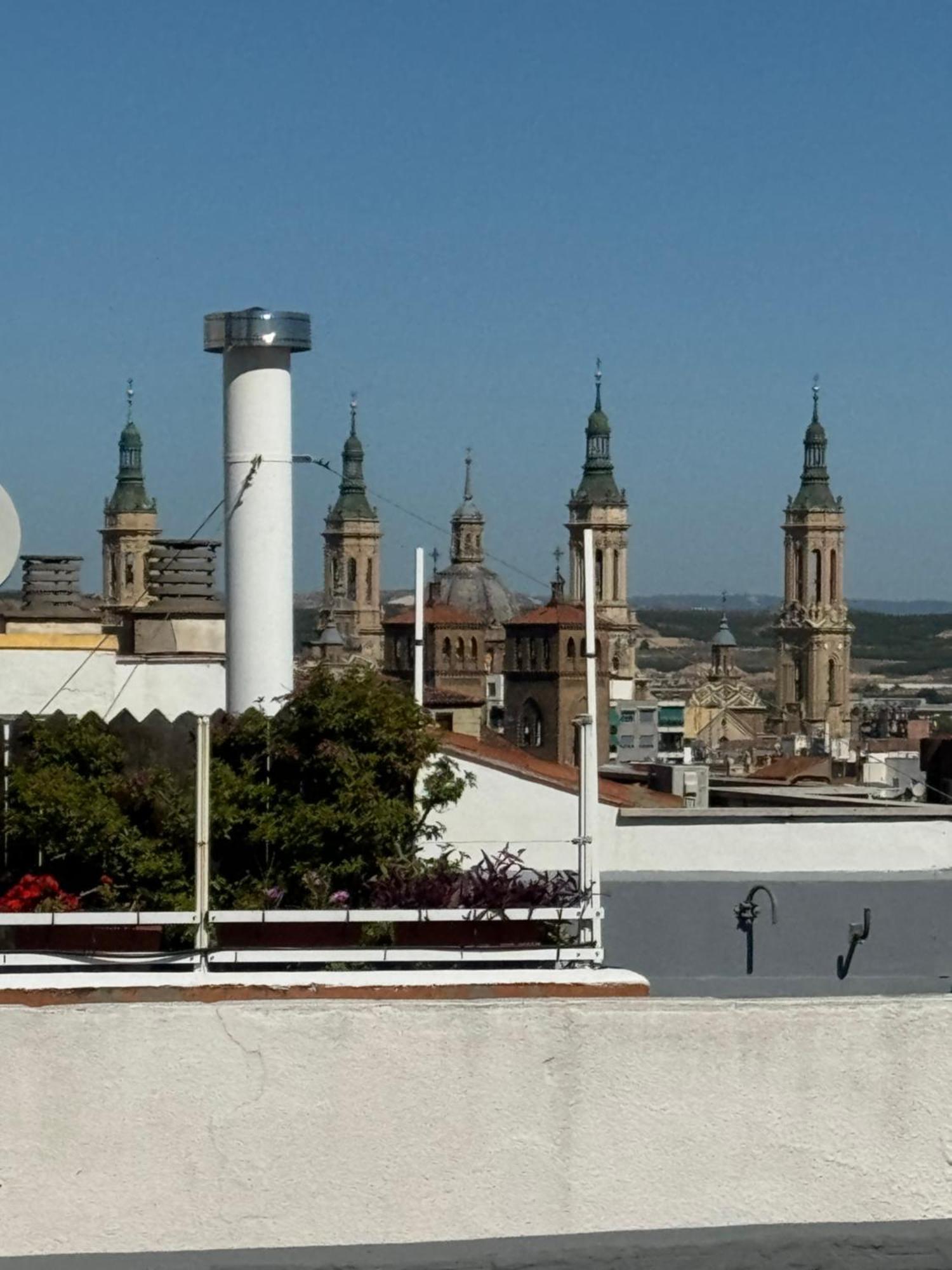 Atico Centro Sol Y Vistas Apartment Zaragoza Bagian luar foto